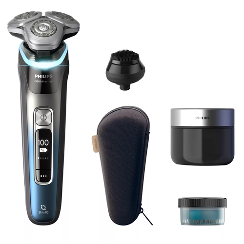 Philips XP9214/56 men's shaver Rotation shaver Trimmer Blue, Metallic
