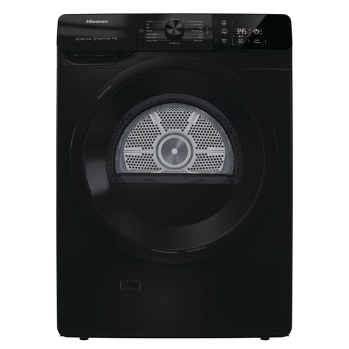 Hisense DHGE901B tumble dryer Freestanding Front-load Black – image 5