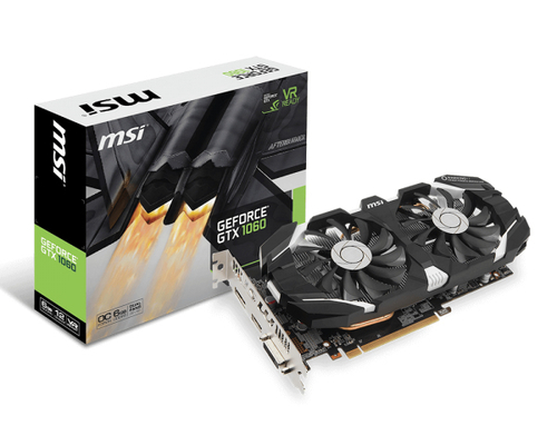 MSI GeForce GTX 1060 6GT OC NVIDIA 6 GB GDDR5
