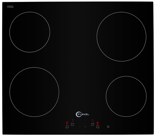Flavel FLH67C hob Black Built-in