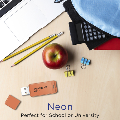 Integral 64GB USB3.0 DRIVE NEON ORNG UP TO R-100 W-30 MBS – image 6