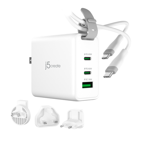 65W GAN USB-C 3-PORT TRAVELER