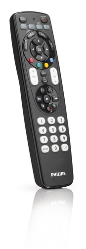 Philips Perfect replacement SRP4004/27 télécommande IR Wireless DVD/Blu-ray, DVDR-HDD, SAT, TV, VCR Appuyez sur les boutons 0