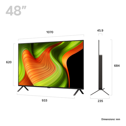 LG OLED48B56LA 48 4K Ultra HD Hdr Smart OLED AI TV Dolby Vision Dolby - image 2