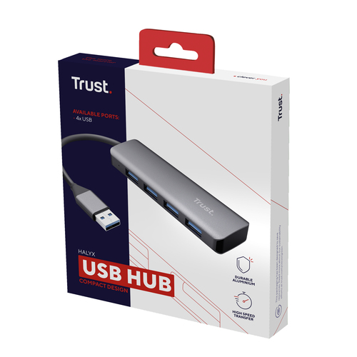 Trust Halyx Aluminium 4-Port USB 3.2 Hub – image 5