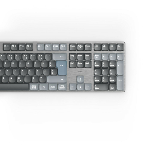 Hama WK-800 клавиатура Дом/офис Bluetooth QWERTZ Немецкий Антрацит, Черный, Синий