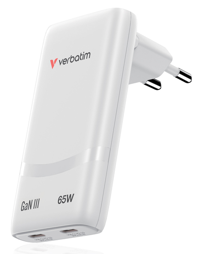 Verbatim Fold n Go GaN Charger 65W EU plug White – Foto 4 von 5