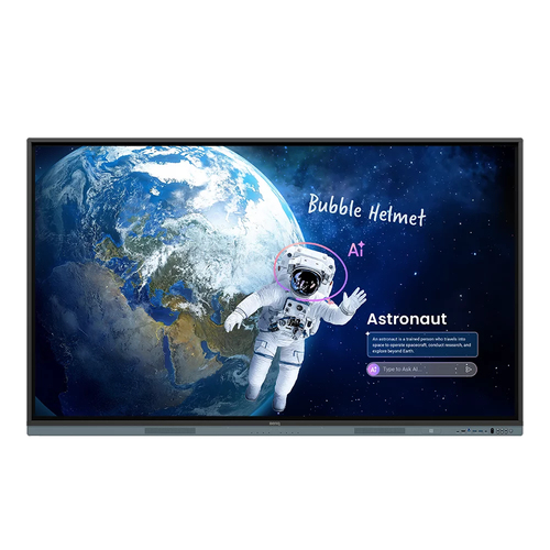 BENQ 86IN 4K IFP FOR EDUCATION 86IN  BLACK  128GB  W DONGLE