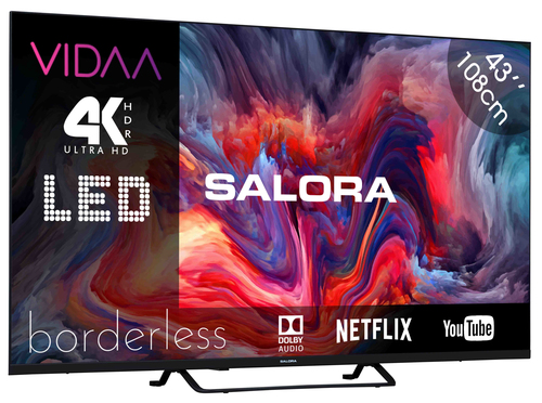 Salora FOD43UV TV 109.2 cm (43") 4K Ultra HD Smart TV Wi-Fi Black 230 cd/m² – image 2