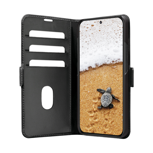 DBramante1928 Copenhagen Slim Samsung Galaxy S25 Book Case Leer Zwart, afbeelding 2