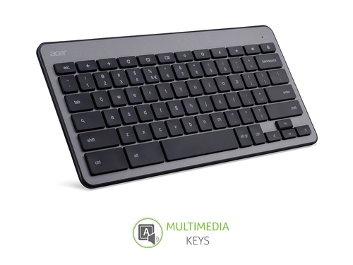 Acer Chrome Wireless Keyboard and Mouse Silver – image 5