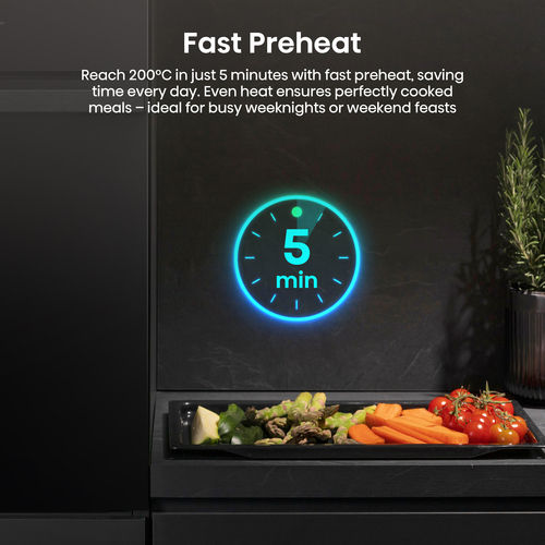 Hisense Hi2 BI624CBPGUK Built In Electric Single Catalytic, Plug & Play Oven - Jet Black – image 7