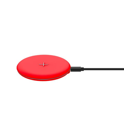 Celly WLFASTFEELRD mobile device charger Smartphone Red USB Wireless charging Fast charging Indoor