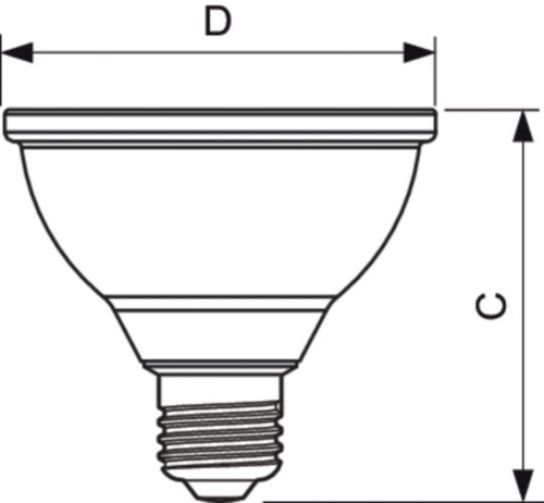 Philips MASTERLED PAR30S 9,5W 2700K 25gr - LED3608