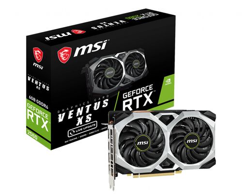MSI VENTUS RTX 2060 XS 6G видеокарта NVIDIA GeForce RTX 2060 6 GB GDDR6