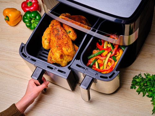 Tefal EY905D Easy Fry & Grill Dual Airfryer Grijs, afbeelding 8