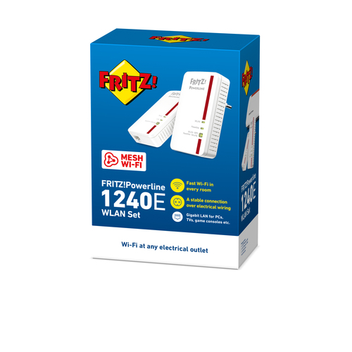 FRITZ!Powerline 1240E WLAN Set INT – image 3