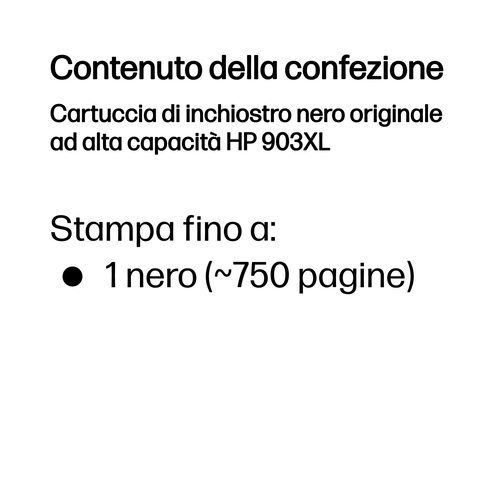 HP 903XL – Cartuccia nero originale