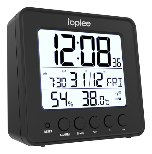 IOPLEE SIC5056K digital weather station Black LCD Battery – image 2