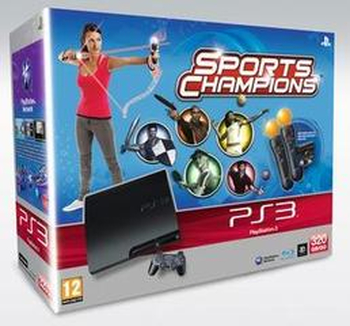 Sony Interactive Entertainment 320GB PlayStation 3 Slim + Sports Champions: Move Bundle
