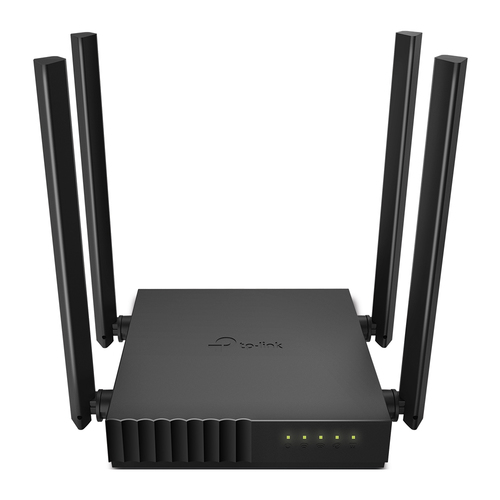 TP-Link Archer C50 V6 беспроводной маршрутизатор Быстрый Ethernet Двухдиапазонный (2,4Ггц/5Ггц) Черный, Белый