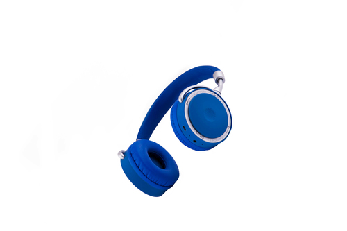 CoolBox COO-AUB-12BL headphones/headset Wired & Wireless Head-band Calls/Music Bluetooth Blue, White – image 3