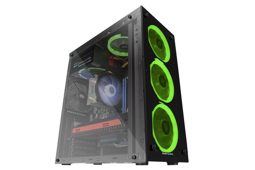 Mars Gaming MCGGREEN computer case Midi Tower Black – image 6