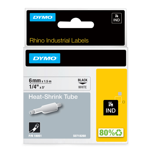 WHT HT SHRINK 6MM