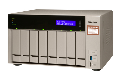 QNAP TVS-873E NAS Tower AMD Embedded R-Series SoC RX-421BD – image 5