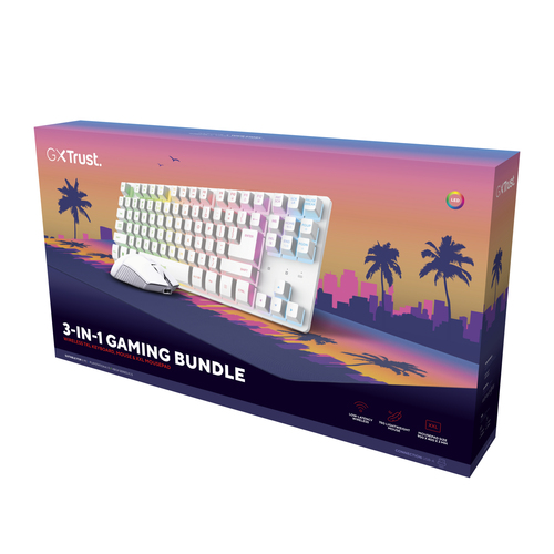 Trust GXT 882 Miami Draadloze 3-in-1 Gaming Set desktopset, afbeelding 5