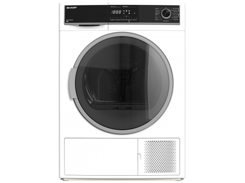 Sharp KD-HHH8S8GW3-DE сушилка для белья Отдельно стоящий Фронтальная загрузка 8 kg Белый