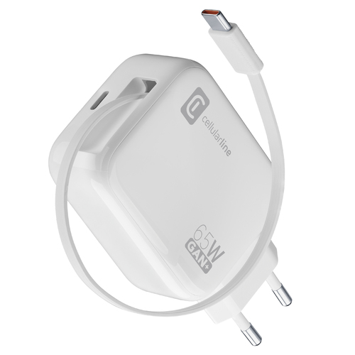 Cellularline Retractable Power 65W – image 1