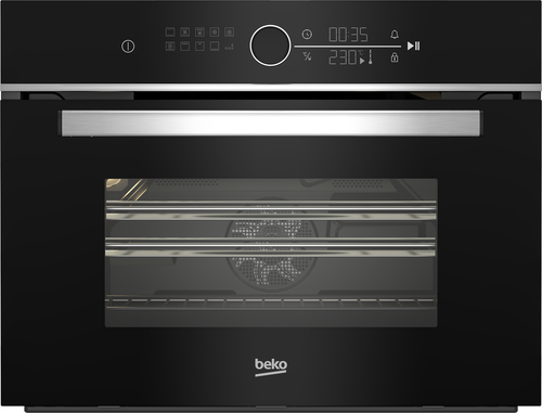 Beko BBCW18400B 45cm Built-In Compact Multi-Function Oven Microwave