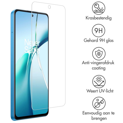 Accezz Gehard Glas Screenprotector OnePlus Nord CE 4 Lite 5G, afbeelding 2