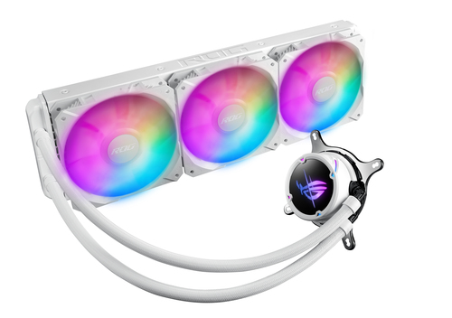 ASUS ROG STRIX LC II 360 ARGB WHITE EDITION Процессор All-in-one liquid cooler 12 cm Белый