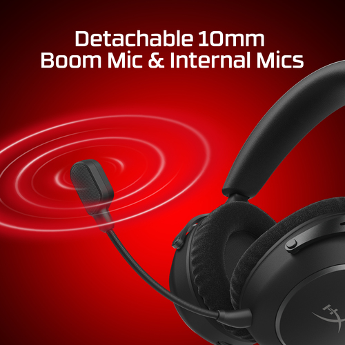 HyperX Cloud Alpha 2 Wireless Gaming Headset – 250 Hours Battery, Dual Chamber Drivers, Multi-Platform Compatibility – Black - image 5
