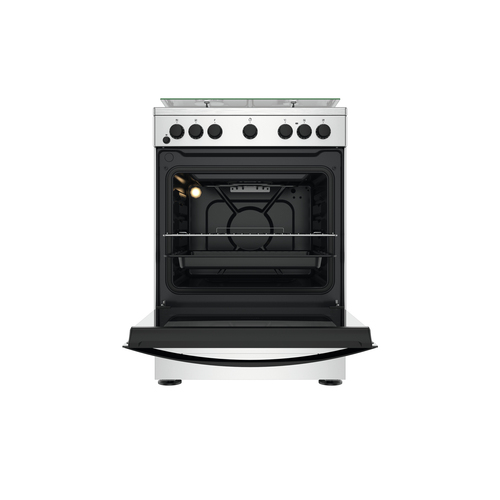 Indesit IS67G4PHX/E/1 Freestanding cooker Electric Gas Black, Stainless steel – image 4