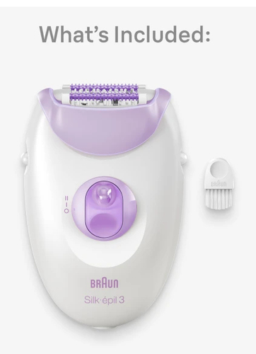 Braun Silk-épil 3 3-000 20 pincetter Lilla, Hvid – billede 3
