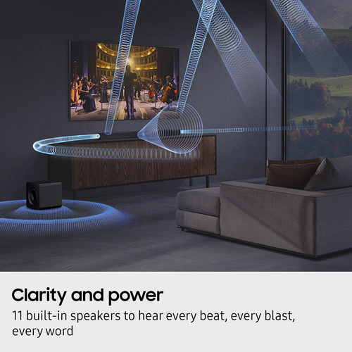 Samsung HW-Q800F 2025 Q-Symphony Q800F 5.1.2ch Wi-Fi Soundbar - Black - image 2