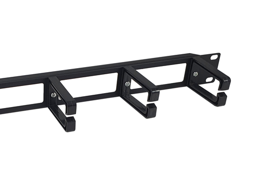 Equip 19" Kabelmanagement Panel Ausstattung zwart, afbeelding 4