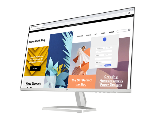 HP Series 5 27 inch FHD White Monitor - 527sw – image 9