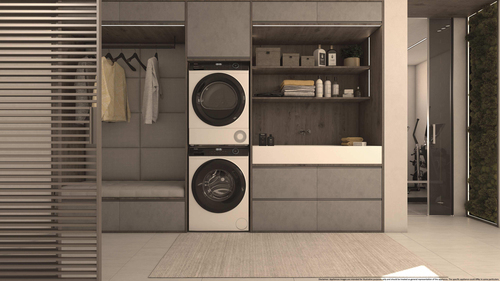 Haier HD90-B939E-DF tumble dryer Freestanding Front-load – image 4
