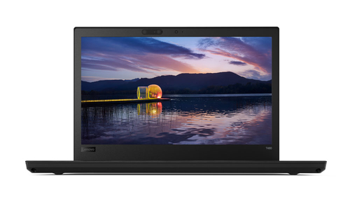 Lenovo Portátil - Lenovo ThinkPad T480 20L50004SP 35,6 cm (14") LCD - Intel Core i7 (Octava generación) i7-8550U Quad-core (4 Core) 1,80 GHz - 8 GB DDR4 SDRAM - 256 GB SSD - Windows 10 Pro 64-bit - 1920 x 1080 - Tecnología IPS de Variación en el Plano - Negro - Intel UHD Graphics 620 DDR4 SDRAM - Bluetooth - Teclado retroiluminado - Cámara Frontal/Cámara Web - IEEE 802.11ac - Gigabit Ethernet - Red (RJ-45) - HDMI - 2 x Puerto USB 3.0 - USB tipo-C - 14,40 Hora(s) Duración de pil