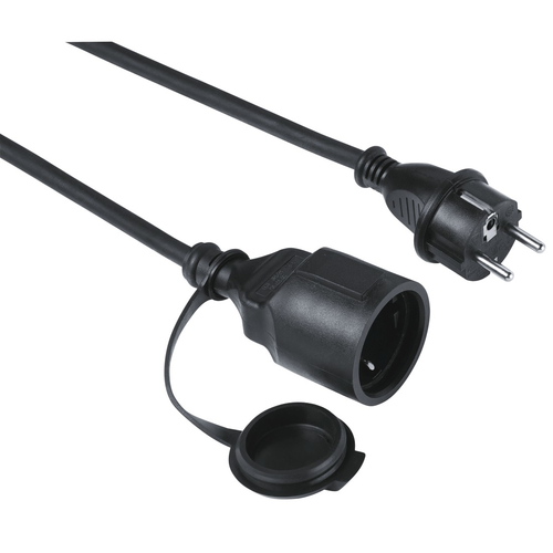 Hama Outdoor 5 m 1 AC outlet(s) Black