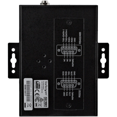 StarTech.com 4 Port Seriële USB Hub naar RS-232422485 Adapter, Industriële USB 2.0 naar DB9 Serial Converter Hub, IP30 Rated, Din Rail Monteerbaar,, afbeelding 4