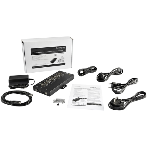 StarTech.com 8 Port Seriële USB Hub naar RS-232422485 Adapter, Industriële USB 2.0 naar DB9 Serial Converter Hub, IP30 Rated, Din Rail Monteerbaar,, afbeelding 5
