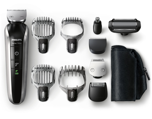 Philips MULTIGROOM Series 7000 QG3391/15 body groomer/shaver Black, Metallic