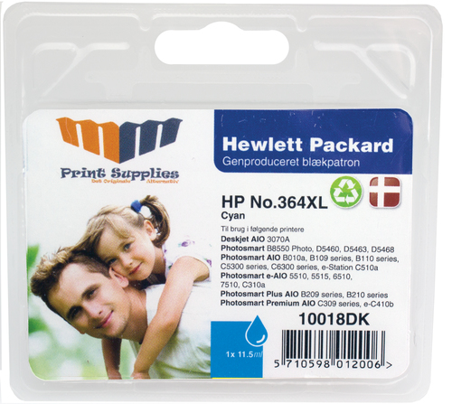 MM Cyan Inkjet Cartridge - Replaces HP No.364XL (CB323EE)