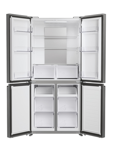 Hoover HHCR3818EWPL Total No Frost Multi-door American Fridge Freezer - Inox - E Rated, Stainless Steel - image 3