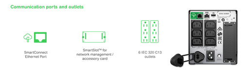 APC Smart-UPS SMT750IC LCD 230V met SmartConnect, afbeelding 10